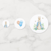 Peter Rabbit Baby shower Het is een jongetje Confetti (Voorkanten)