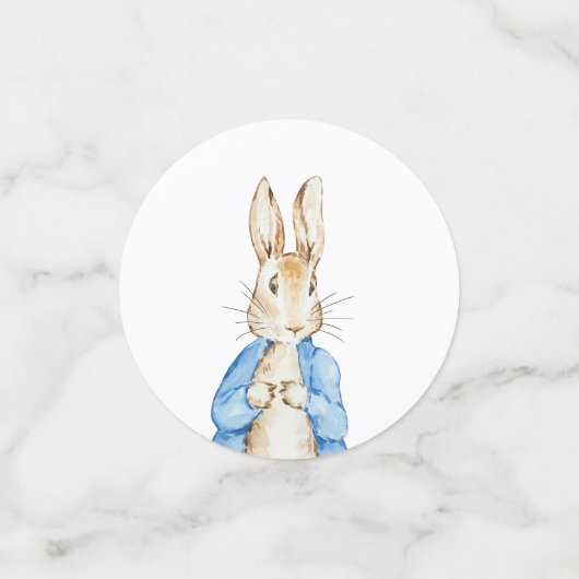 Peter Rabbit Baby shower Het is een jongetje Confetti (Kleine voorkant)