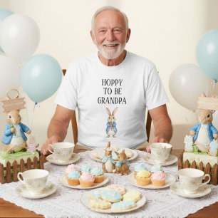 Peter Rabbit Baby shower Hoppy wordt opa T-shirt