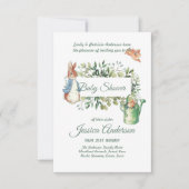 Peter Rabbit BABY SHOWER Invitations Boy or Girl (Voorkant)