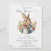 Peter Rabbit Baby shower Kaart (Voorkant)