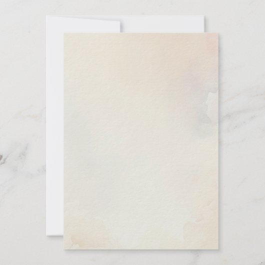 Peter Rabbit Baby shower Kaart (Achterkant)