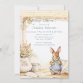 Peter Rabbit Baby shower Kaart (Voorkant)