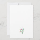 Peter Rabbit Baby shower Kaart (Achterkant)