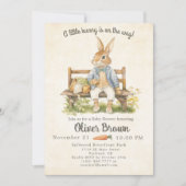  Peter Rabbit Baby shower Kaart (Voorkant)