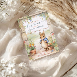 Peter Rabbit Baby shower Kaart