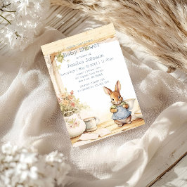 Peter Rabbit Baby shower Kaart