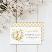 Peter Rabbit Baby shower Luier Raffle Enclosure C Informatiekaartje