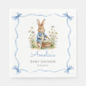 Peter Rabbit Baby Shower Napkins Servet (Voorkant)