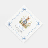 Peter Rabbit Baby Shower Napkins Servet (Hoek)