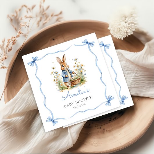 Peter Rabbit Baby Shower Napkins Servet