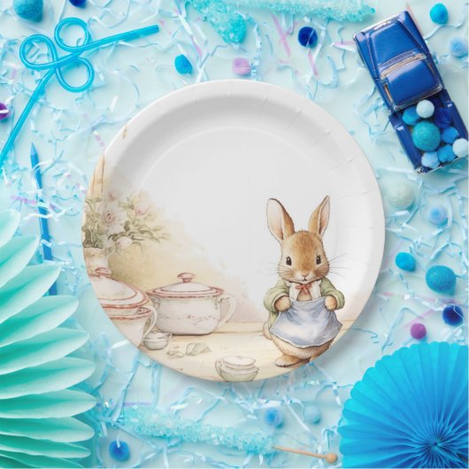 Peter Rabbit Baby shower Papieren Bordje (Feest)