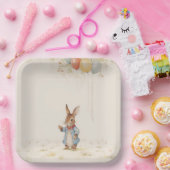 Peter Rabbit Baby shower Papieren Bordje (Feest)