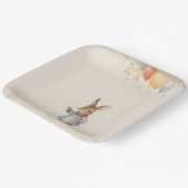 Peter Rabbit Baby shower Papieren Bordje (Gebogen)
