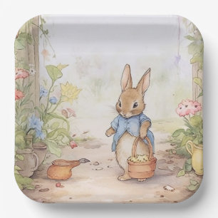 Peter Rabbit Baby shower Papieren Bordje