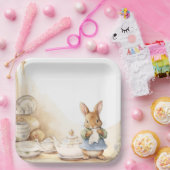 Peter Rabbit Baby shower Papieren Bordje (Feest)
