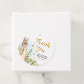 Peter Rabbit Baby shower Ronde Bedankjes Labels (In situ)