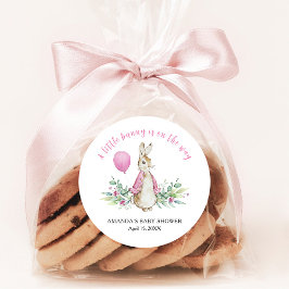 Peter Rabbit Baby shower Ronde Sticker