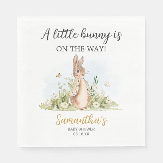 Peter Rabbit Baby shower Servet (Voorkant)