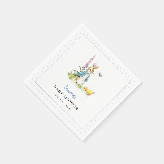 Peter Rabbit Baby shower servetten (Hoek)