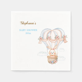 Peter rabbit baby shower servies sjabloon servet