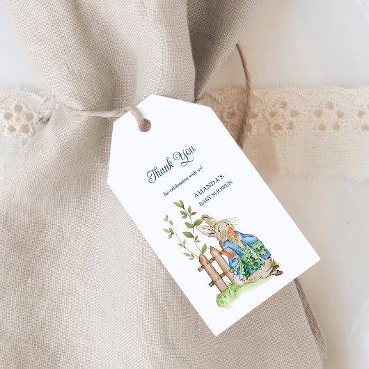 Peter Rabbit Baby Shower Thank You Cadeaulabel