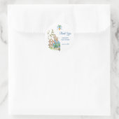 Peter Rabbit Baby Shower Thank You Ronde Sticker (Tas)
