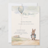 Peter Rabbit Baby shower Uitnodiging (Voorkant)