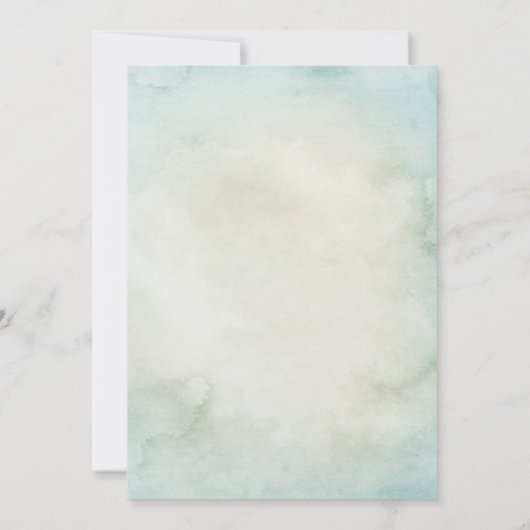 Peter Rabbit Baby shower Uitnodiging (Achterkant)