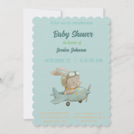 Peter Rabbit Baby shower Uitnodiging