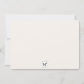 Peter Rabbit Baby shower Uitnodiging (Achterkant)