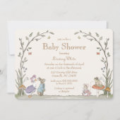 Peter Rabbit Baby shower Uitnodiging (Voorkant)
