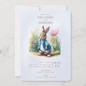 Peter Rabbit Baby shower Uitnodiging (Voorkant)