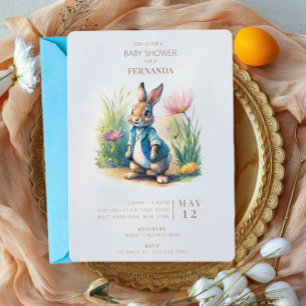 Peter Rabbit Baby shower Uitnodiging