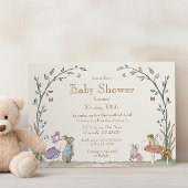 Peter Rabbit Baby shower Uitnodiging