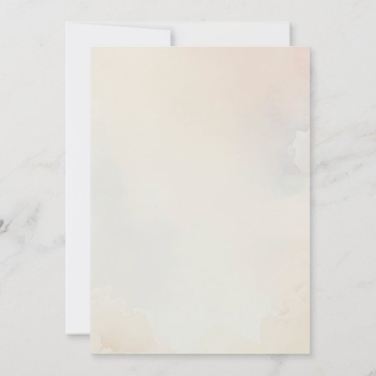 Peter Rabbit Baby shower Uitnodiging (Achterkant)