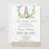 Peter Rabbit Baby shower Uitnodiging (Voorkant)