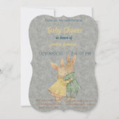 Peter Rabbit Baby shower Uitnodiging (Voorkant)