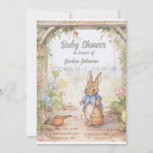 Peter Rabbit Baby shower Uitnodiging (Voorkant)