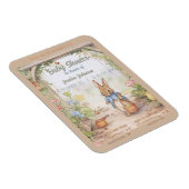 Peter Rabbit Baby shower Uitnodiging Magneet (Rechterzijde)