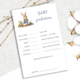 Peter Rabbit Baby shower voorspellingen Flyer