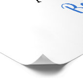 Peter Rabbit Baby shower Welkom Poster (Hoek)