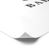 Peter Rabbit Baby shower Welkom Poster (Hoek)