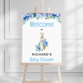 Peter Rabbit Baby shower Welkom Poster