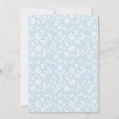 Peter rabbit baby tweede verjaardagsuitnodiging jo kaart (Achterkant)