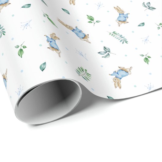 Peter Rabbit Baby Verjaardag Cadeaupapier (Rol Hoek)