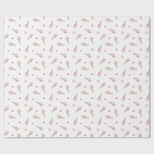 Peter Rabbit Baby Verjaardag Cadeaupapier (Vlak)