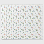 Peter Rabbit Baby Verjaardag Cadeaupapier (Vlak)