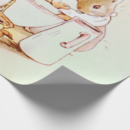 Peter Rabbit Beatrix Potter Cadeaupapier (Hoek)