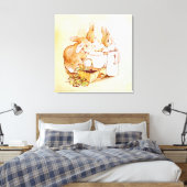 Peter Rabbit Beatrix Potter Canvas Afdruk (Insitu (Slaapkamer))